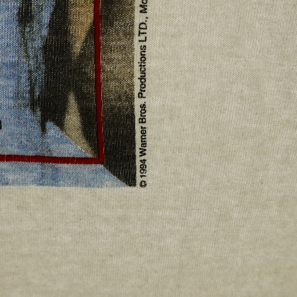 VINTAGE(ヴィンテージ) 90s NATURAL BORN KILLERS 1994 BLOOD LUST MOVIE PROMO GIANTタグ ナチュラルボーンキラーズ プリント半袖Tシャツ カットソー ホワイト