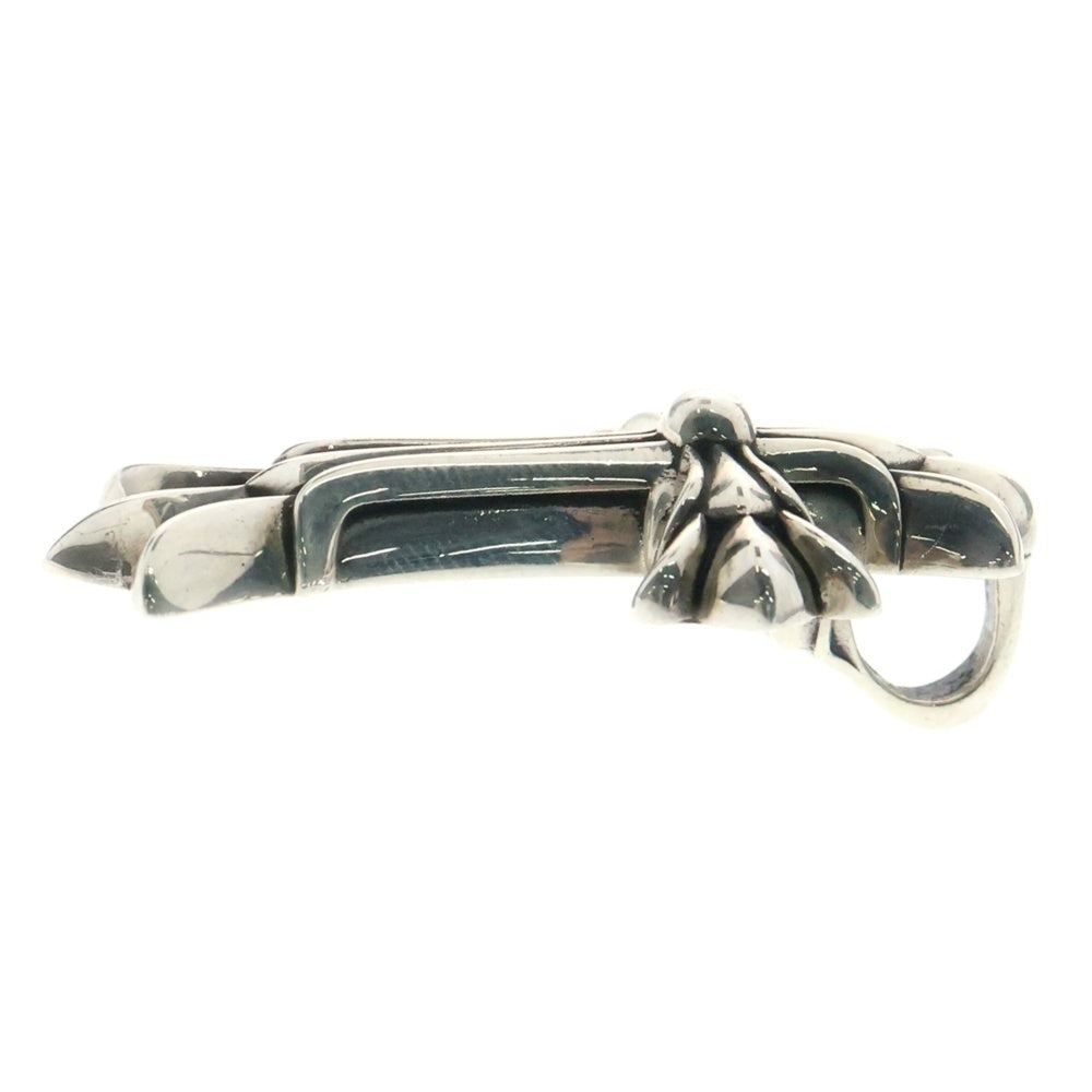 CHROME HEARTS(クロムハーツ) DBL CH CRS SML スモール ダブルCHクロスペンダントトップ シルバー BCA247