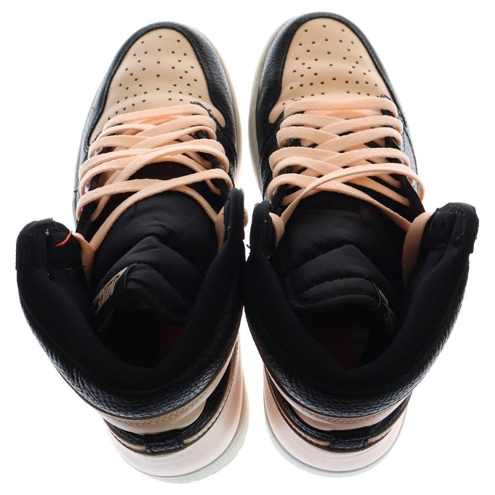 NIKE(ナイキ) AIR JORDAN 1 RETRO HIGH CRIMSON TINT エアジョーダン1 レトロ ハイカットスニーカー クリムゾンティント ブラック/ピンク US10/28cm 555088-081