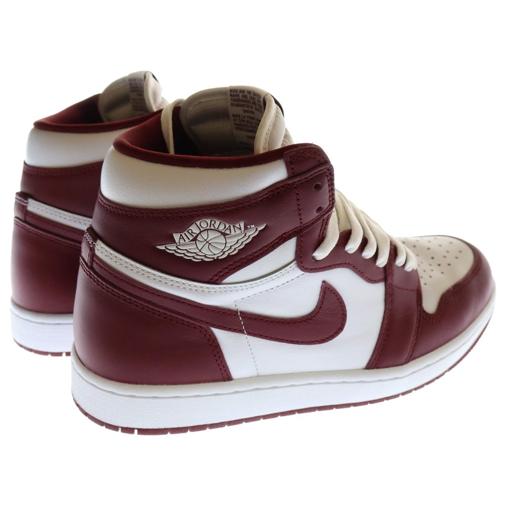 NIKE(ナイキ) AIR JORDAN 1 RETRO HIGH OG ARTISANAL RED エアジョーダン1 レトロ アーティザナルレッド ハイカットスニーカー US9.5/27.5cm DZ5485-160