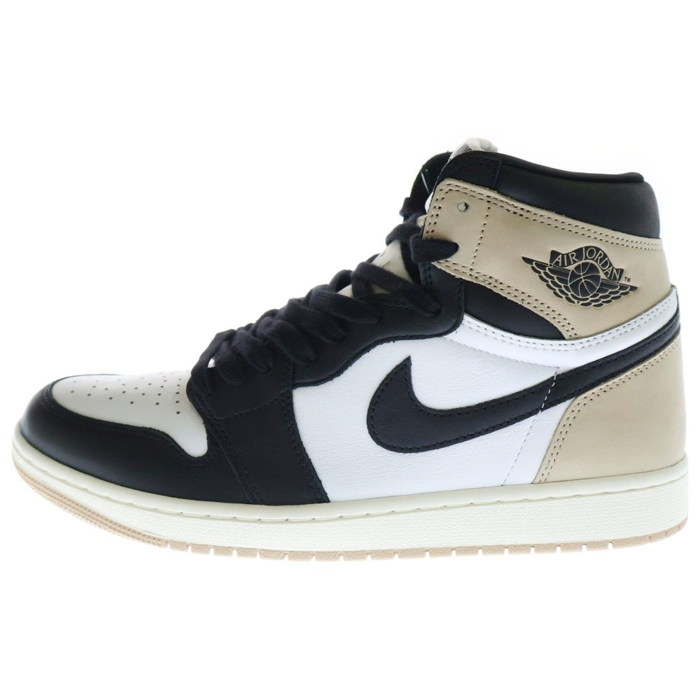 NIKE(ナイキ) WMNS AIR JORDAN 1 RETRO HIGH OG Latte ウィメンズ エアジョーダン1 ラテ ハイカットスニーカー ホワイト/ベージュ US11/28cm FD2596-021