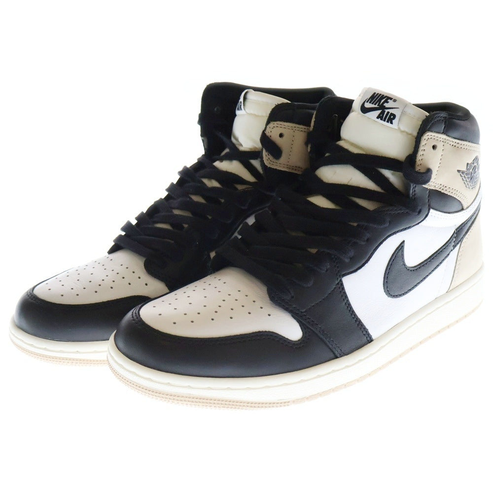 NIKE(ナイキ) WMNS AIR JORDAN 1 RETRO HIGH OG Latte ウィメンズ エアジョーダン1 ラテ ハイカットスニーカー ホワイト/ベージュ US11/28cm FD2596-021
