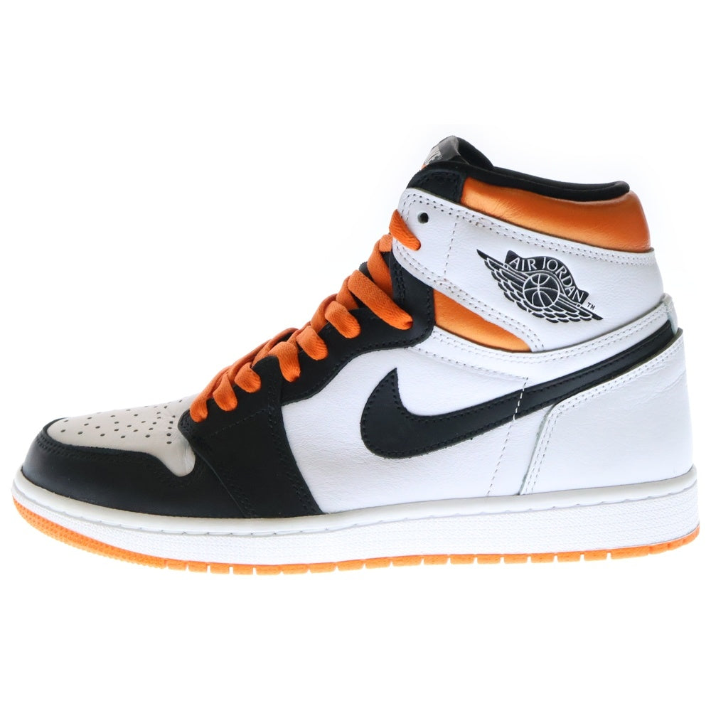 NIKE(ナイキ) AIR JORDAN 1 HIGH OG ELECTRO ORANGE 555088-180 エア ジョーダン 1 ハイ エレクトロオレンジ ハイカットスニーカー ホワイト/オレンジ US9/27cm