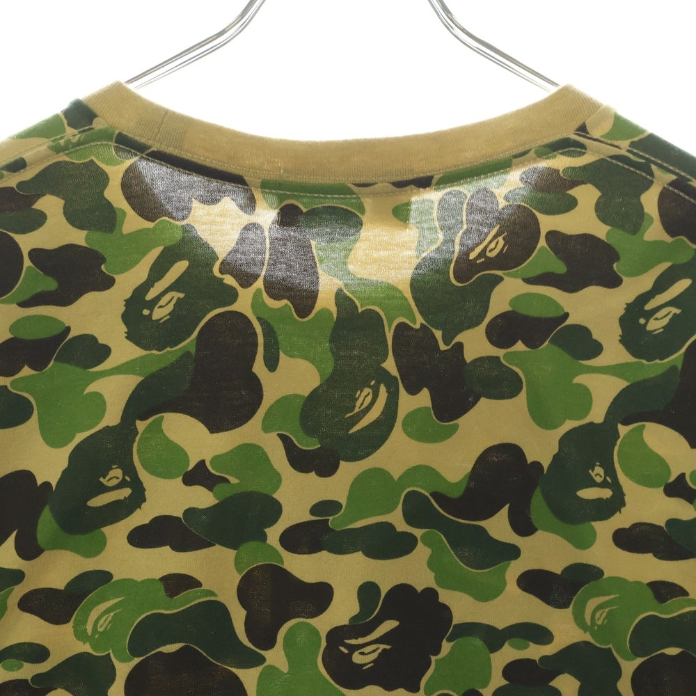 A BATHING APE(アベイシングエイプ) BAPE ABC CAMO MULTI ベイプ カモ柄 マルチプリント半袖Tシャツ カットソー カーキ/グリーン 001CSH201032X