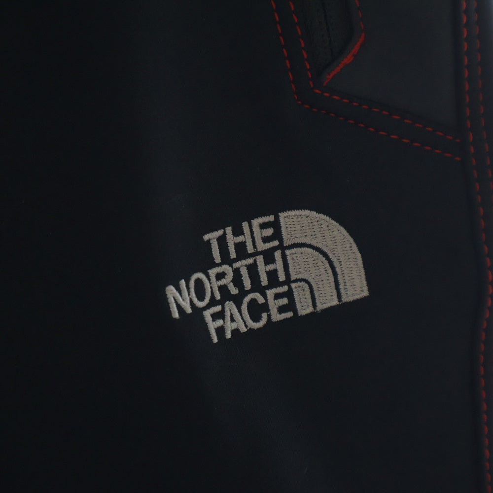 THE NORTH FACE(ザノースフェイス) ナイロンパンツ フリース WINDSTOPPER ブラック/レッド