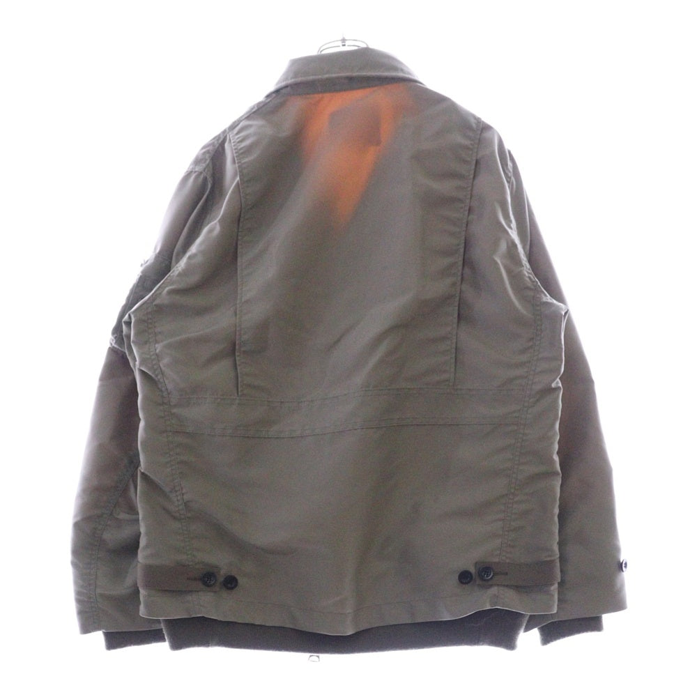 Sacai(サカイ) 24SS コントラストトリム ボンバージャケット アウター カーキ 24‐03320M