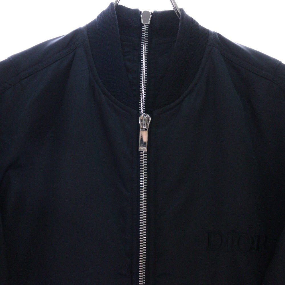 DIOR(ディオール) 20AW AND JUDY BLAME ジュディ ブレイム ツートンカラー ボンバージャケット ブルゾン バイカラー ブラック/ネイビー 043C430A4978
