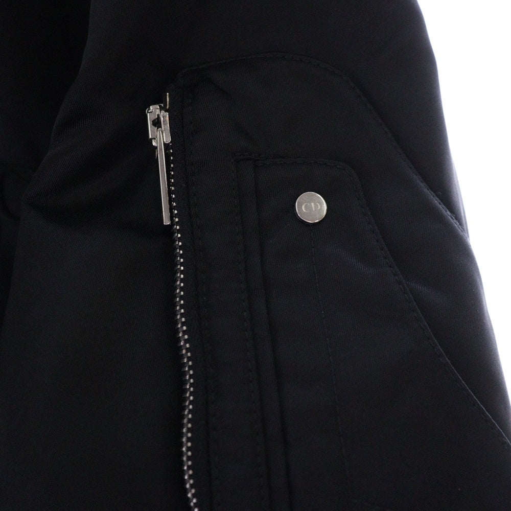 DIOR(ディオール) 20AW AND JUDY BLAME ジュディ ブレイム ツートンカラー ボンバージャケット ブルゾン バイカラー ブラック/ネイビー 043C430A4978