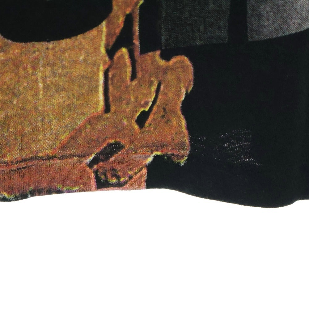 VINTAGE(ヴィンテージ) 90's Aerosmith Get A Grip anvilタグ エアロスミス ゲットアグリップ 1ウォッシュ オーバープリント 半袖Tシャツ ブラック