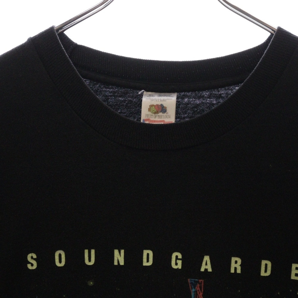 VINTAGE(ヴィンテージ) 90s SOUNDGARDEN SUOERUNKNWN FRUIT OF THE ROOM サウンドガーデン スーパーアンノーン プリント半袖Tシャツ カットソー ブラック
