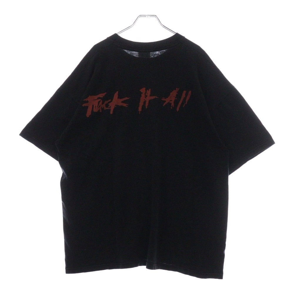 VINTAGE(ヴィンテージ) 90'S Slipknot FUCK IT ALL SCREEN STARS スリップノット ファックイットオール プリント半袖Tシャツ カットソー ブラック
