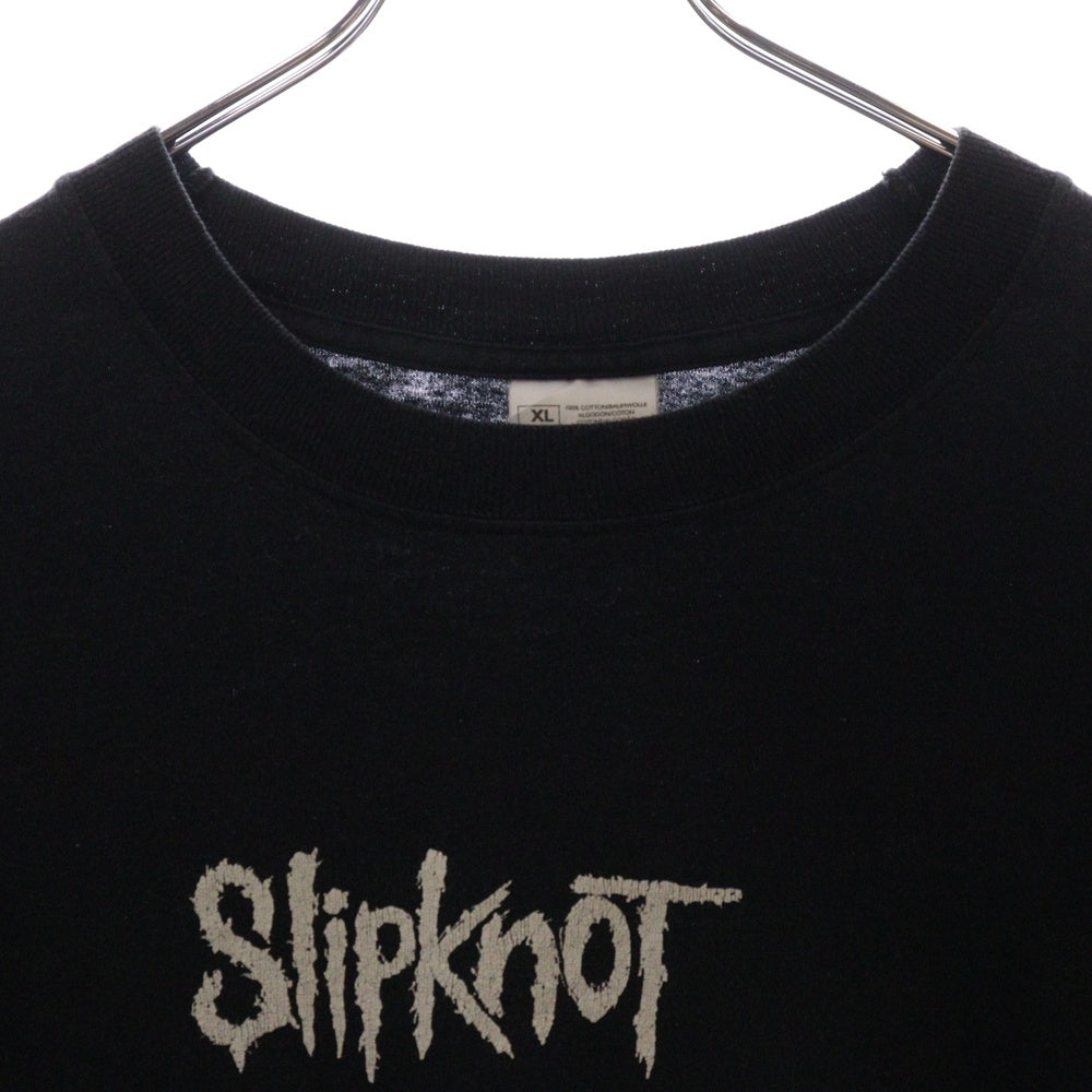 VINTAGE(ヴィンテージ) 90'S Slipknot FUCK IT ALL SCREEN STARS スリップノット ファックイットオール プリント半袖Tシャツ カットソー ブラック