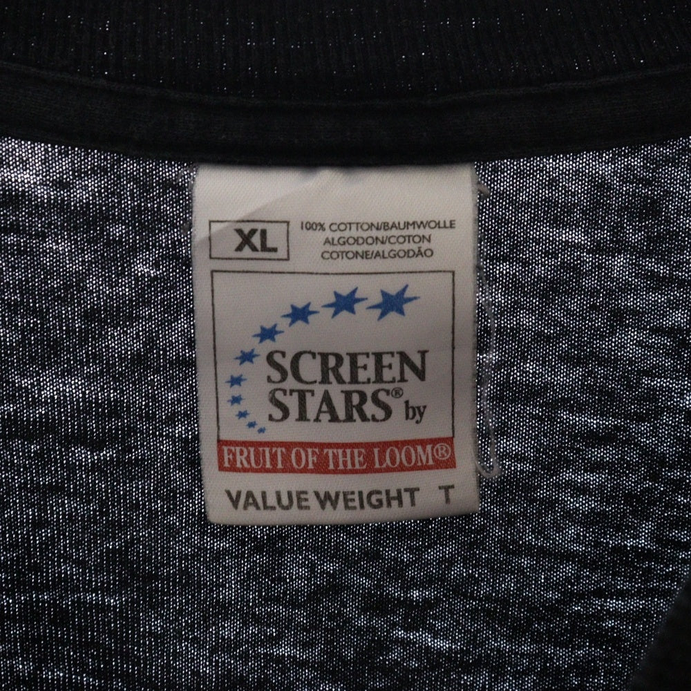 VINTAGE(ヴィンテージ) 90'S Slipknot FUCK IT ALL SCREEN STARS スリップノット ファックイットオール プリント半袖Tシャツ カットソー ブラック