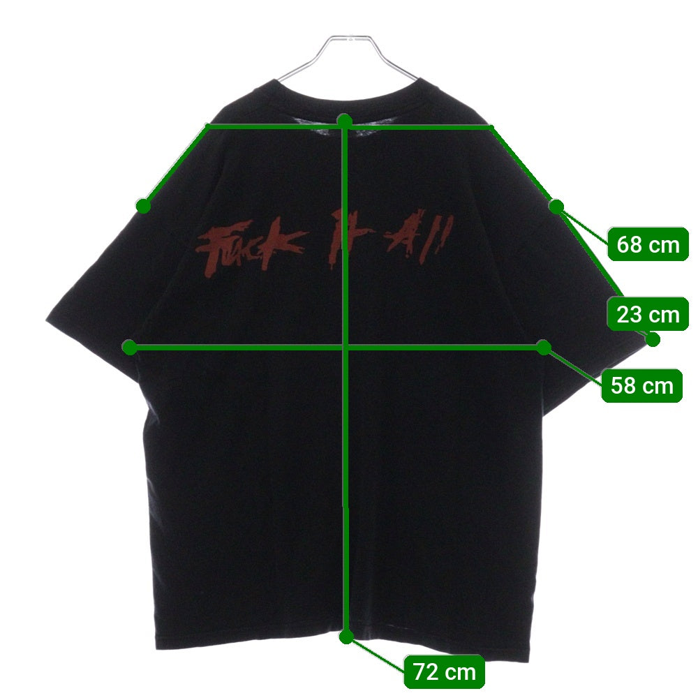 VINTAGE(ヴィンテージ) 90'S Slipknot FUCK IT ALL SCREEN STARS スリップノット ファックイットオール プリント半袖Tシャツ カットソー ブラック