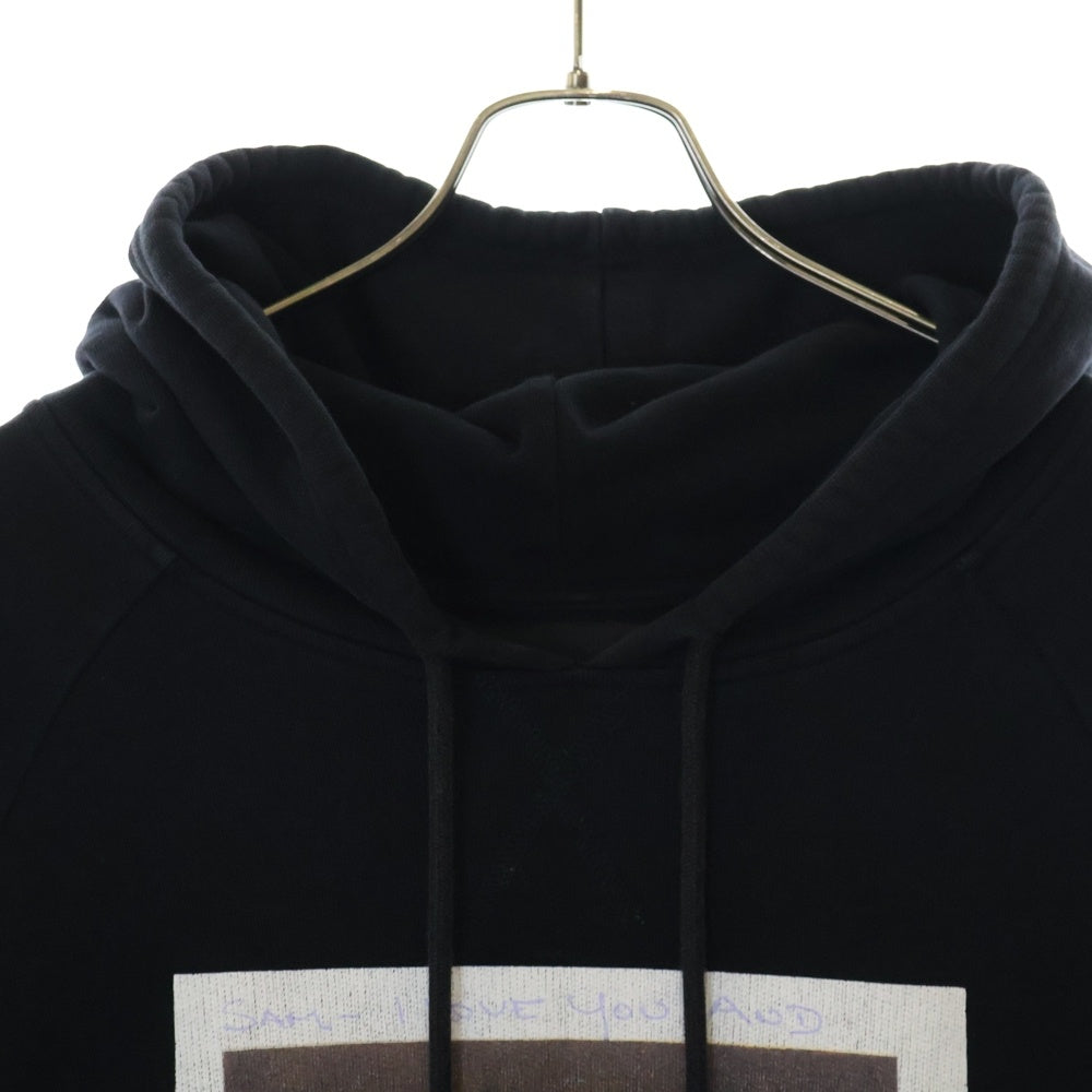 RAF SIMONS(ラフシモンズ) 17SS ×ROBER TMAPPLETHORPE ロバート メイプルソープ ブラック プルオーバーフーディ 171.175D