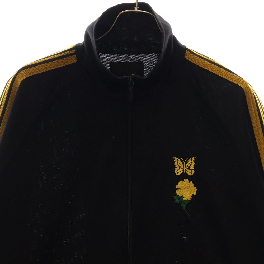 Needles(ニードルス) ×WILDSIDE TRACK JACKET POLY SMOOTH ワイルドサイド トラックジャケット ブラック/イエロー OT1742
