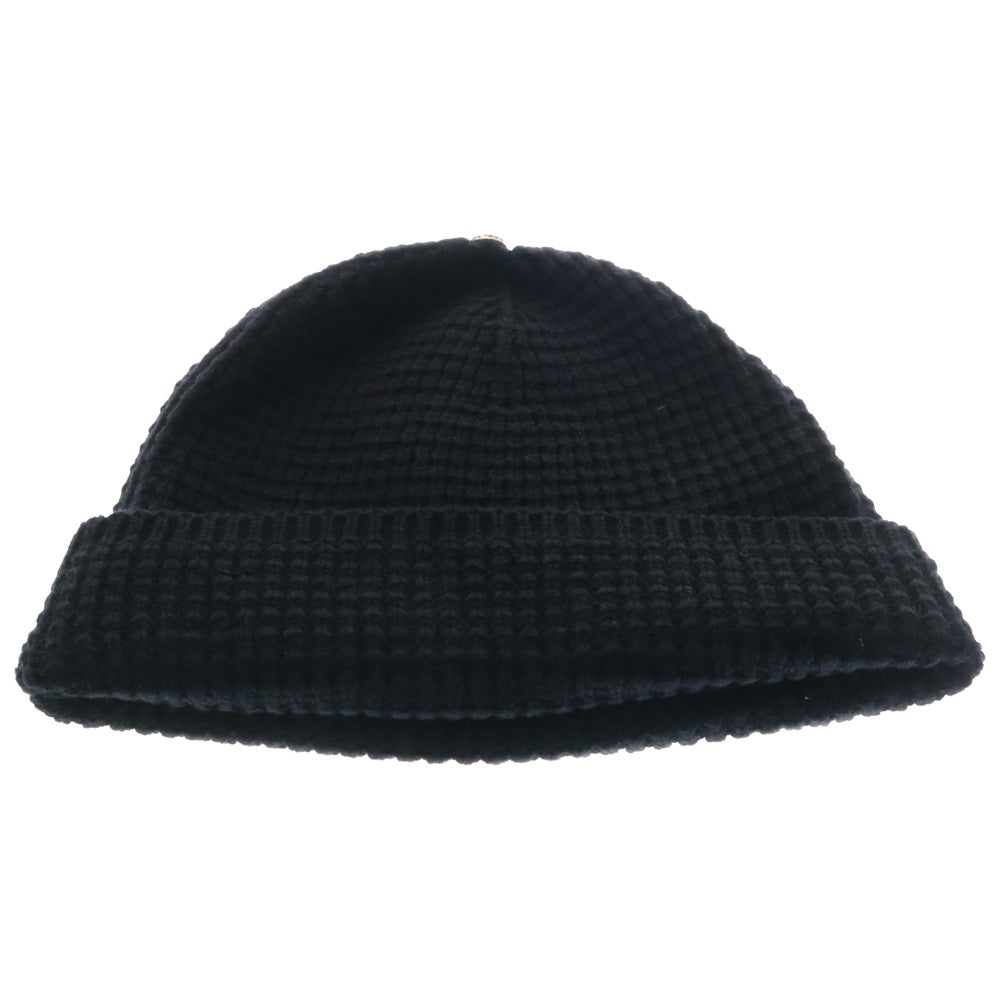 CHROME HEARTS(クロムハーツ) HIT & RUN BEANIE ヒットアンドラン カシミヤニット ビーニー 帽子 ブラック/シルバー