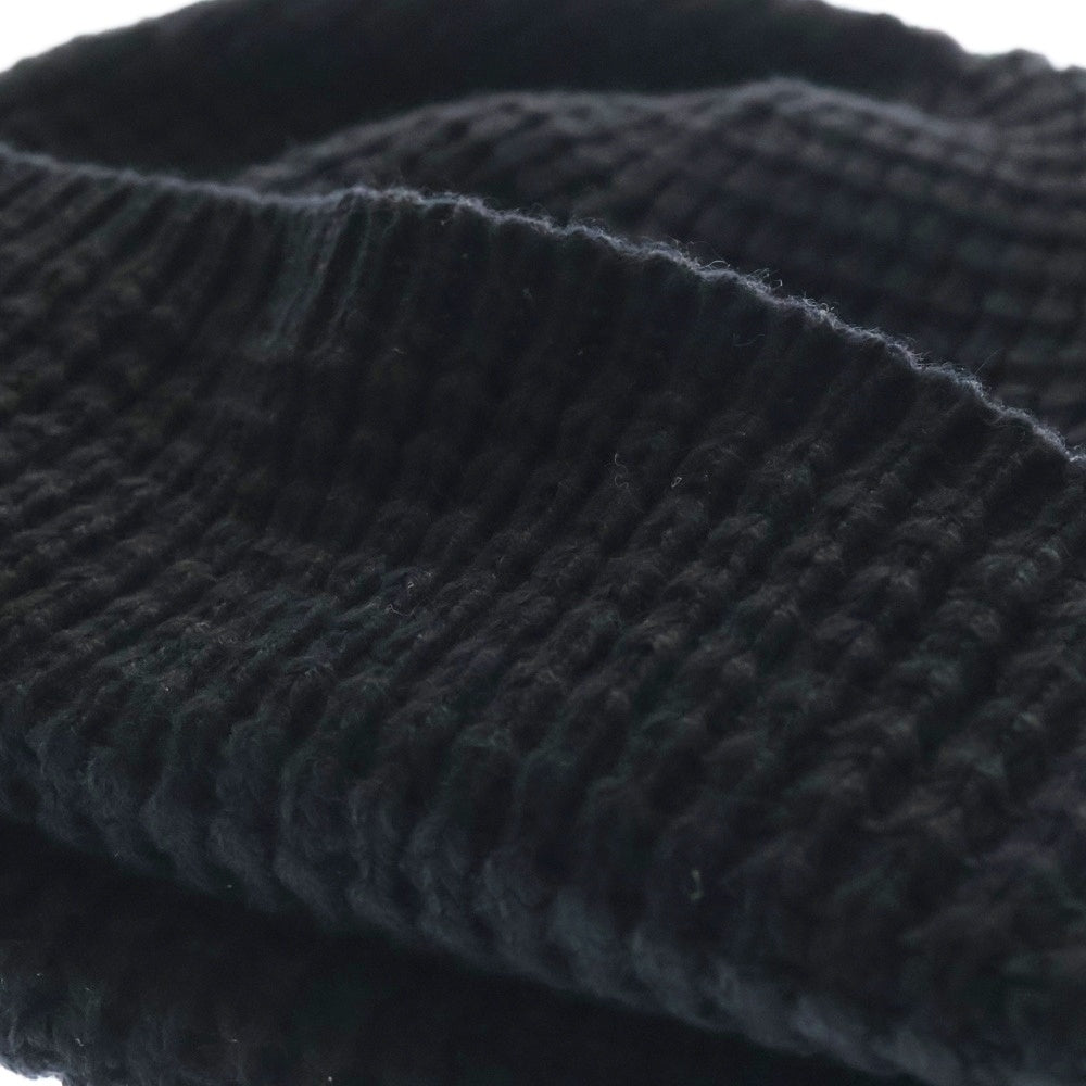 CHROME HEARTS(クロムハーツ) HIT & RUN BEANIE ヒットアンドラン カシミヤニット ビーニー 帽子 ブラック/シルバー