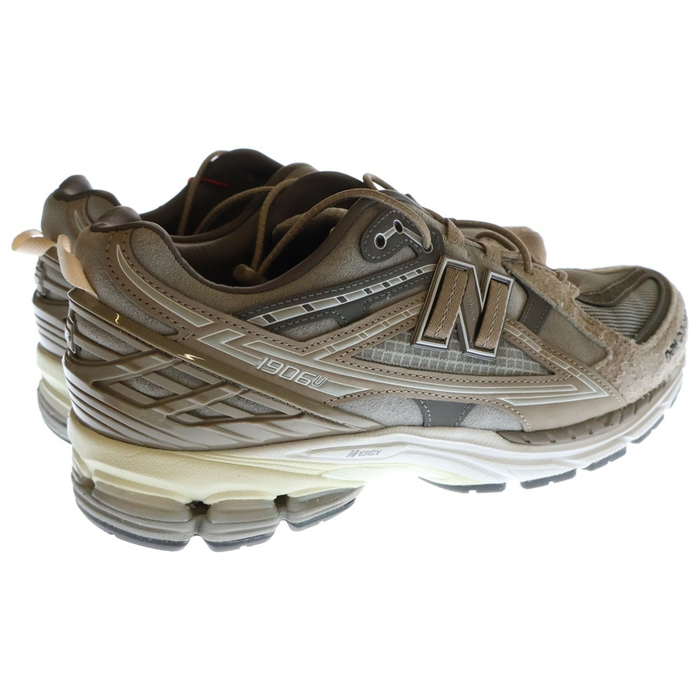 New Balance(ニューバランス) ×N.HOOLYWOOD×INVINCIBLE 1906U Gray Titan M1906NIH エヌハリウッド インヴィンシブル ローカットスニーカー グレー/ブラウン US9/27cm