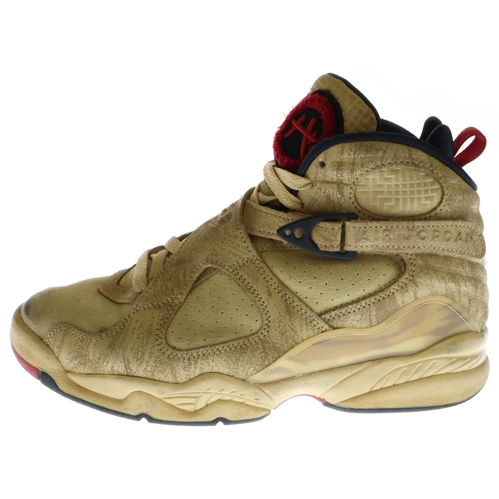 NIKE(ナイキ) ×RUI HACHIMURA AIR JORDAN8 RETRO SE RUI DO2496-700 八村塁 エアジョーダン8 ハイカットスニーカー ベージュ US7/25cm