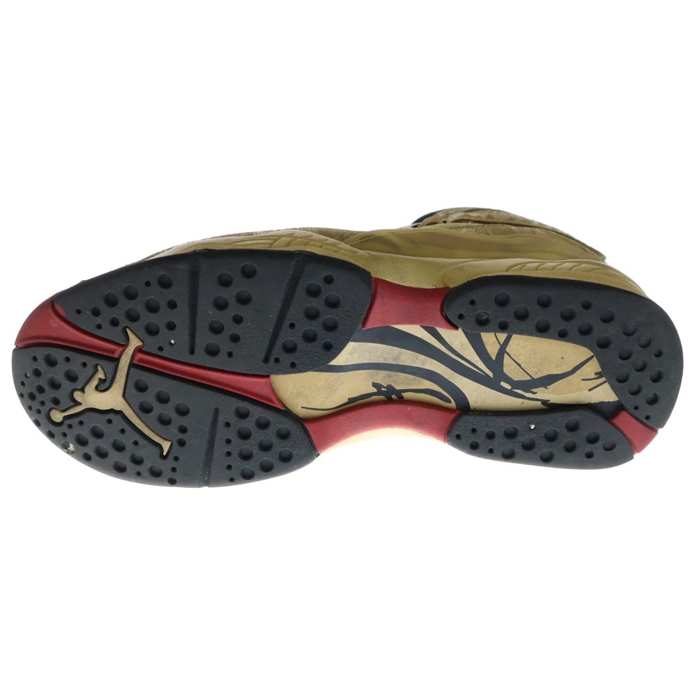 NIKE(ナイキ) ×RUI HACHIMURA AIR JORDAN8 RETRO SE RUI DO2496-700 八村塁 エアジョーダン8 ハイカットスニーカー ベージュ US7/25cm