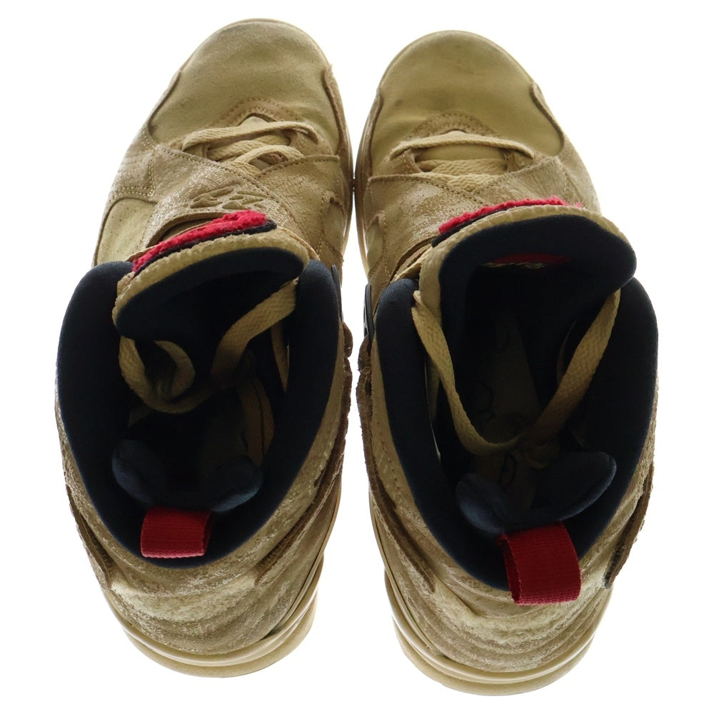 NIKE(ナイキ) ×RUI HACHIMURA AIR JORDAN8 RETRO SE RUI DO2496-700 八村塁 エアジョーダン8 ハイカットスニーカー ベージュ US7/25cm