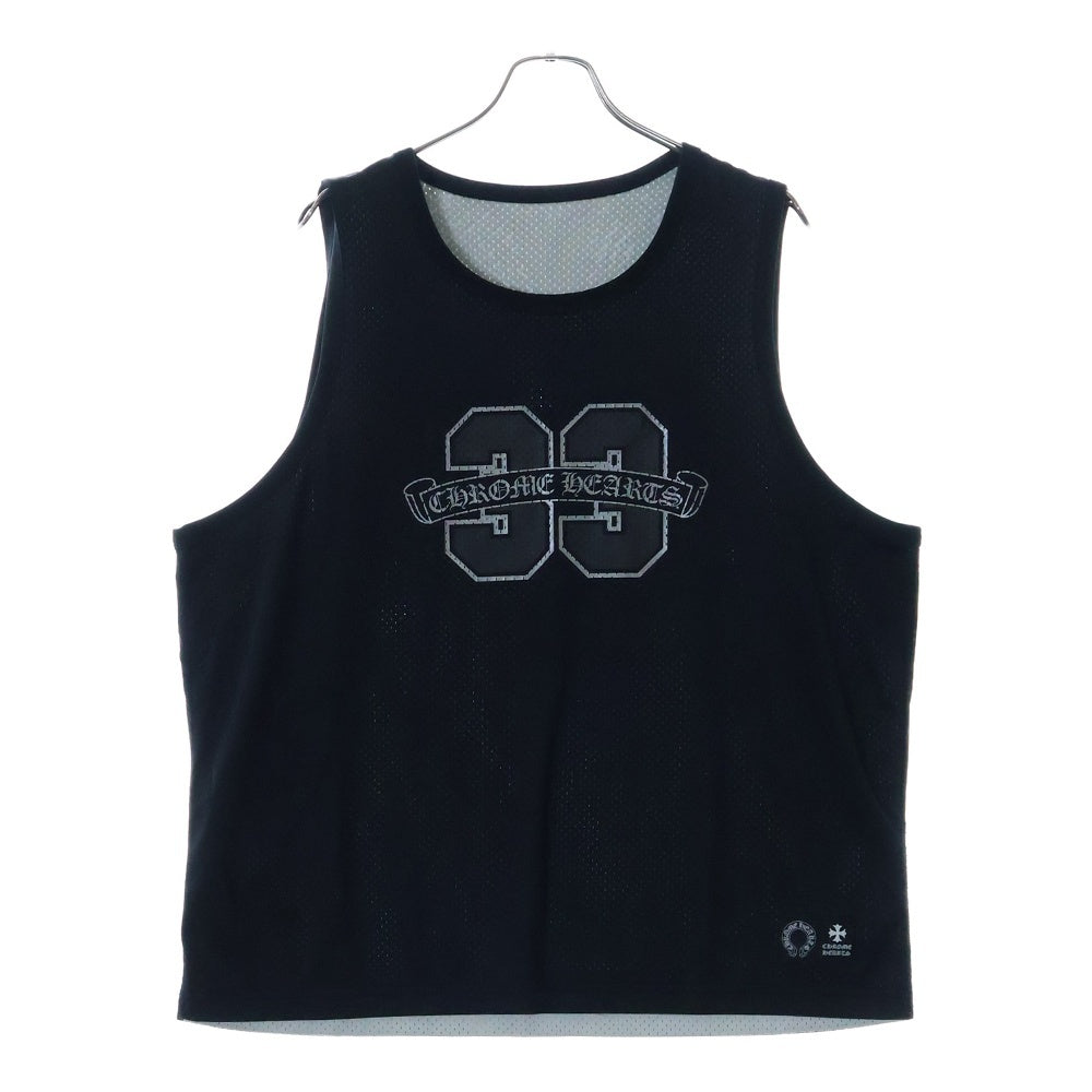 CHROME HEARTS(クロムハーツ) MESH WARM UP JERSEY リバーシブルCHロゴプリントメッシュタンクトップ