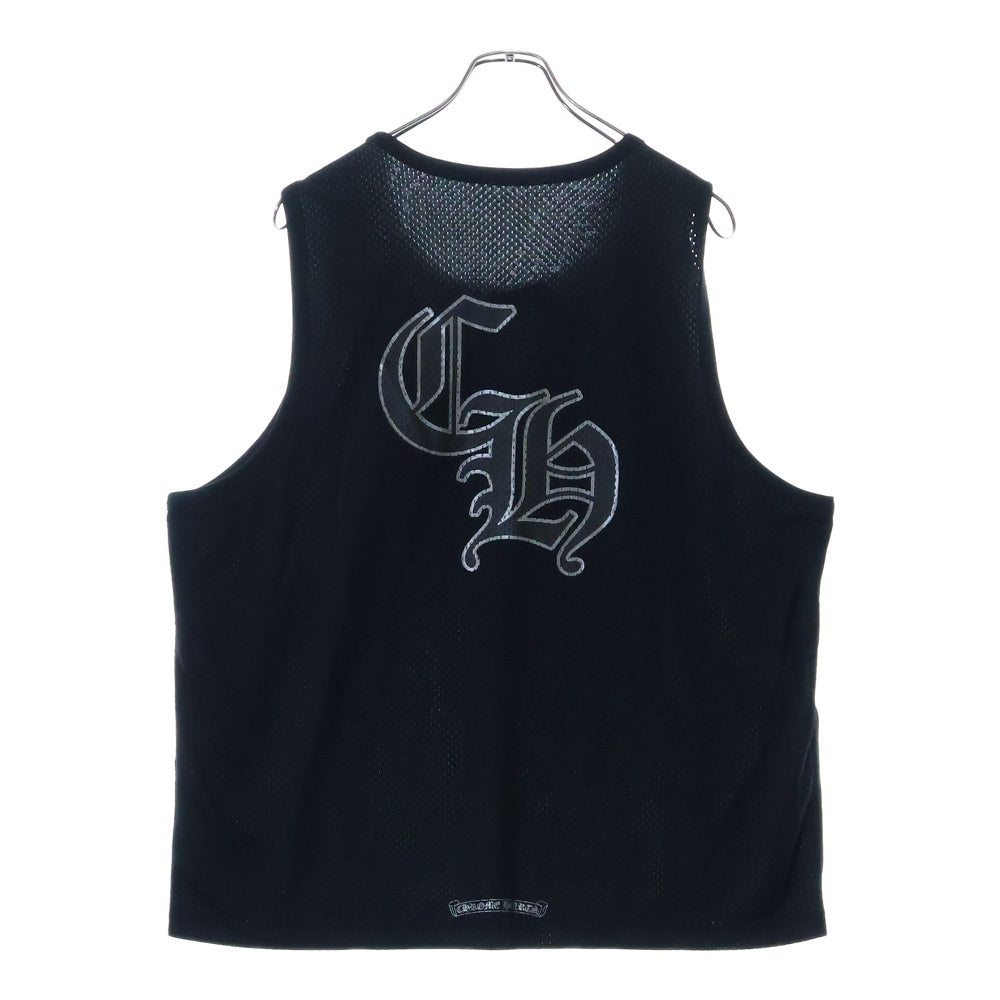 CHROME HEARTS(クロムハーツ) MESH WARM UP JERSEY リバーシブルCHロゴプリントメッシュタンクトップ