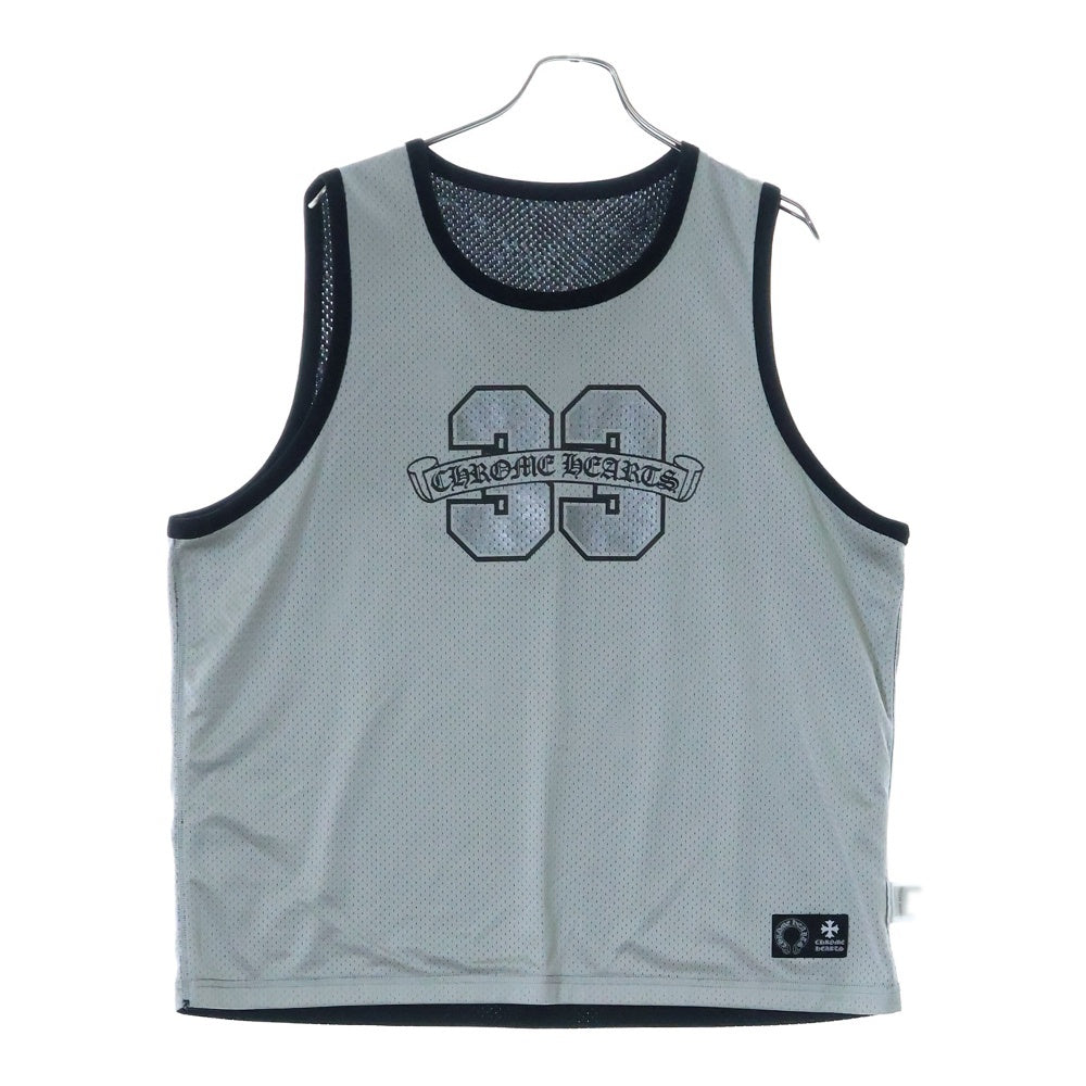 CHROME HEARTS(クロムハーツ) MESH WARM UP JERSEY リバーシブルCHロゴプリントメッシュタンクトップ