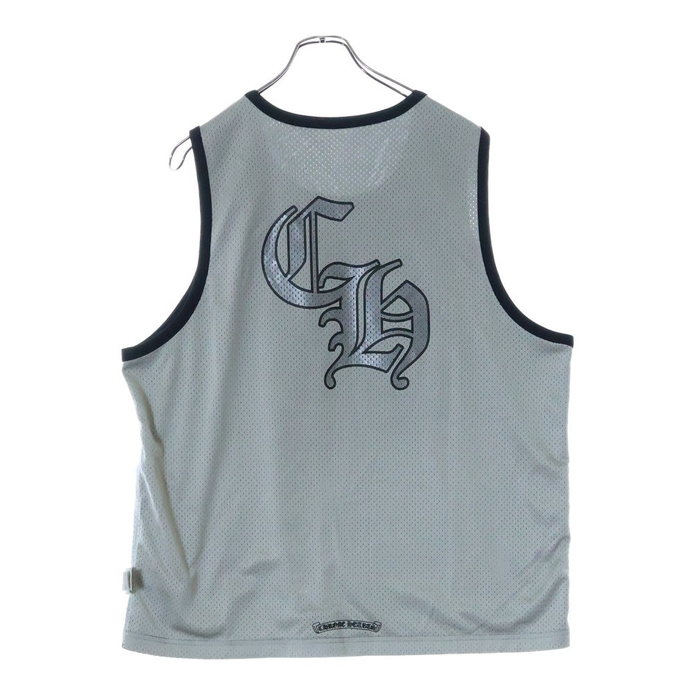 CHROME HEARTS(クロムハーツ) MESH WARM UP JERSEY リバーシブルCHロゴプリントメッシュタンクトップ