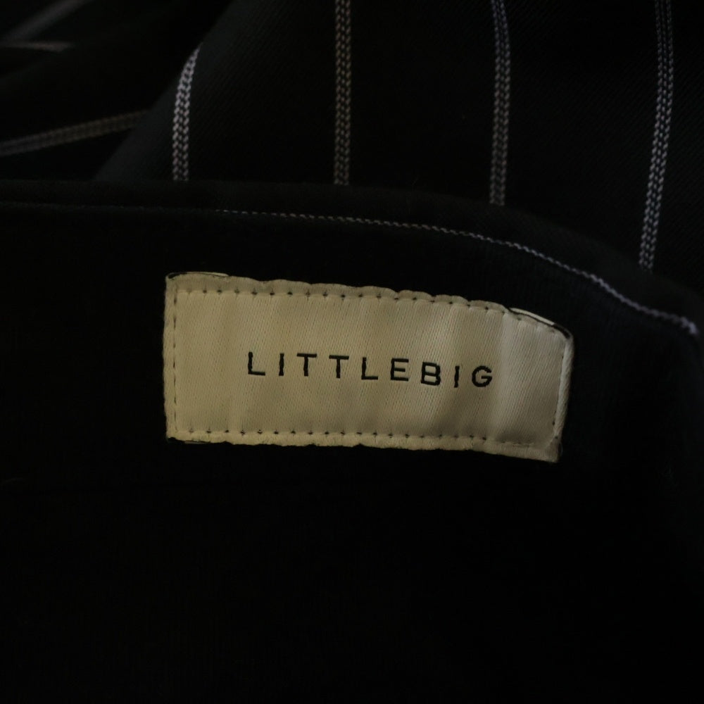 LITTLEBIG(リトルビッグ) Stripe Flare Trousers ストライプ フレアトラウザーパンツ ブラック LB201-PT08
