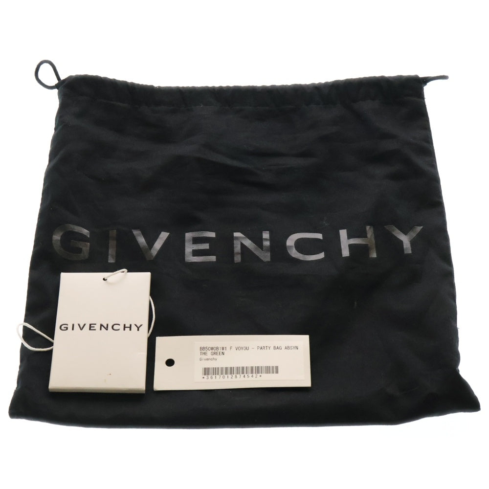 GIVENCHY(ジバンシィ) VOYOU PARTY ヴォワイユー パーティ バッグ ワンショルダー ライトグリーン レディース