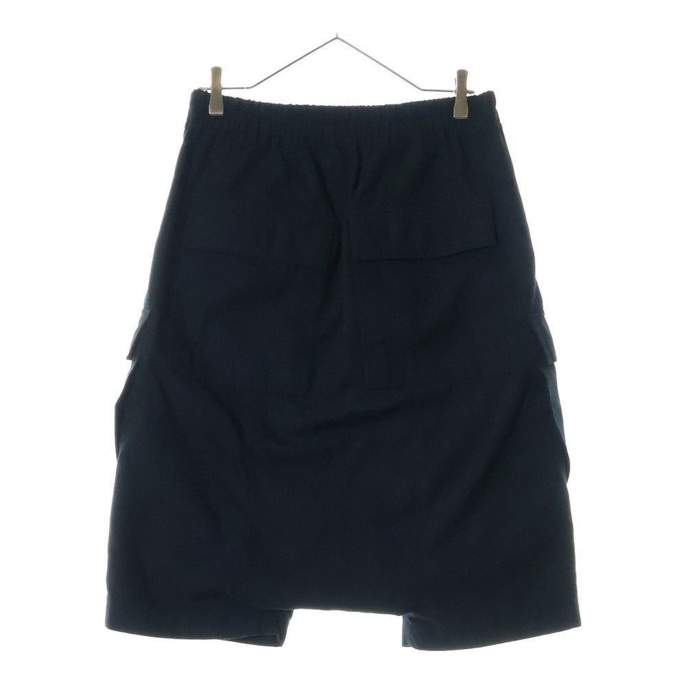 Rick Owens(リックオウエンス) 21AW CARGO PODS カーゴポッズ サルエルショートパンツ ショーツ ブラック RU02A5389-CVR