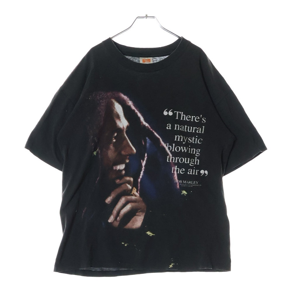 VINTAGE(ヴィンテージ) 90's BOB MARLEY ボブマーリー プリント半袖Tシャツ カットソー ブラック