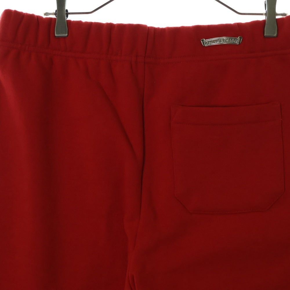 CHROME HEARTS(クロムハーツ) Y NOT Cemetery Cross Sweat Shorts クロムハーツ ワイノット セメタリークロス スウェット ハーフパンツ レッド