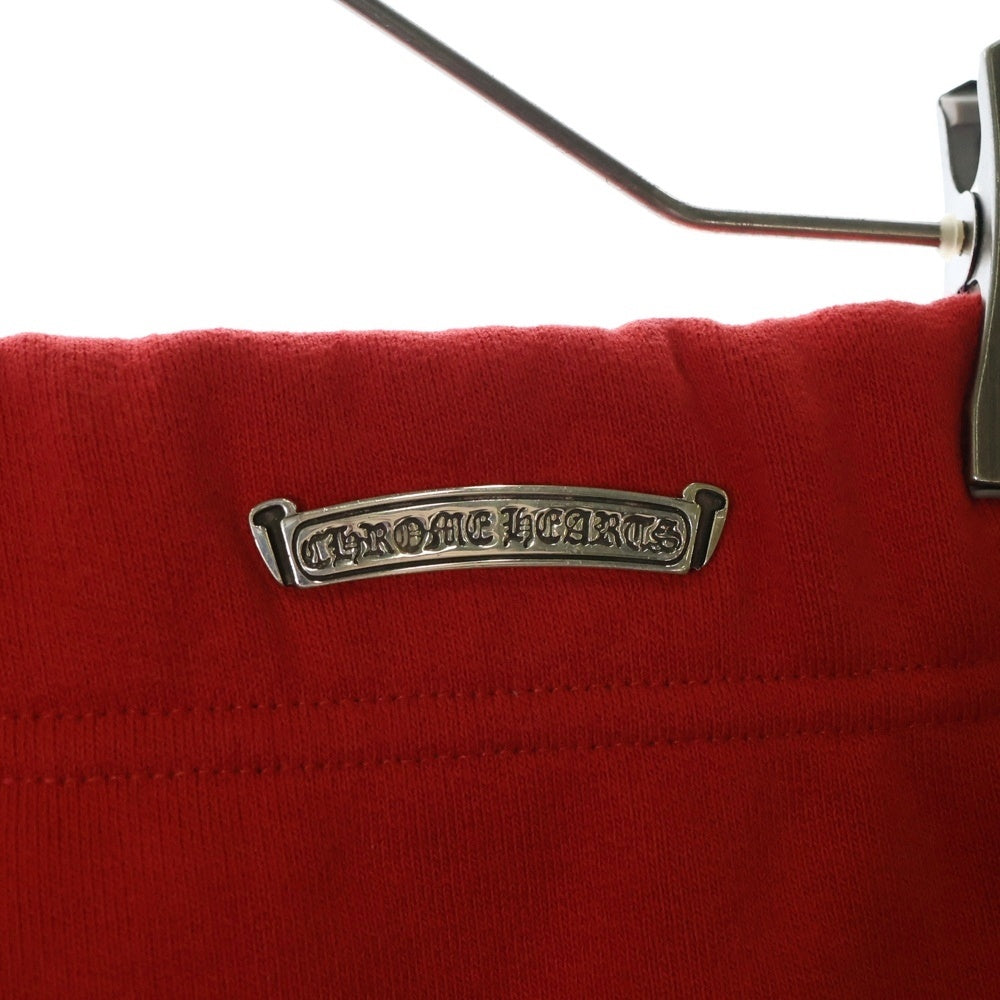 CHROME HEARTS(クロムハーツ) Y NOT Cemetery Cross Sweat Shorts クロムハーツ ワイノット セメタリークロス スウェット ハーフパンツ レッド