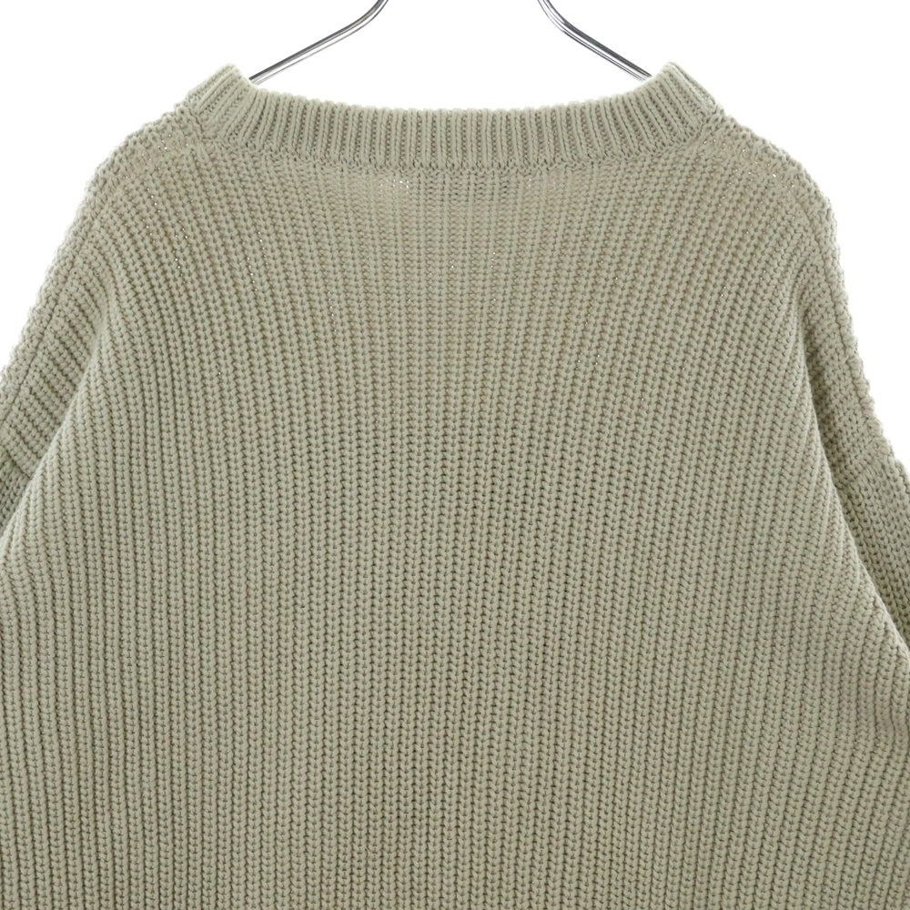 PRADA(プラダ) ローゲージコットンニット セーター クルーネック ベージュ UMB381 107B