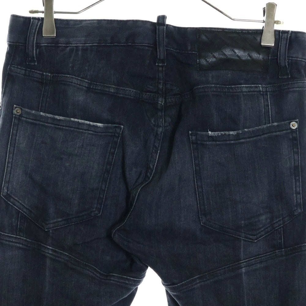 DSQUARED2(ディースクエアード) TIDY BIKER JEAN バイカージーンズ スキニーデニムパンツ ブラック S71LB0750