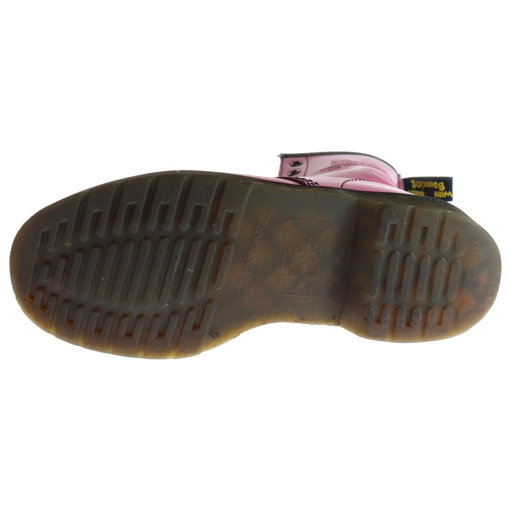 Dr.Martens(ドクターマーチン) 1460 パテントレザー 8ホールブーツ ピンク US6/24cm