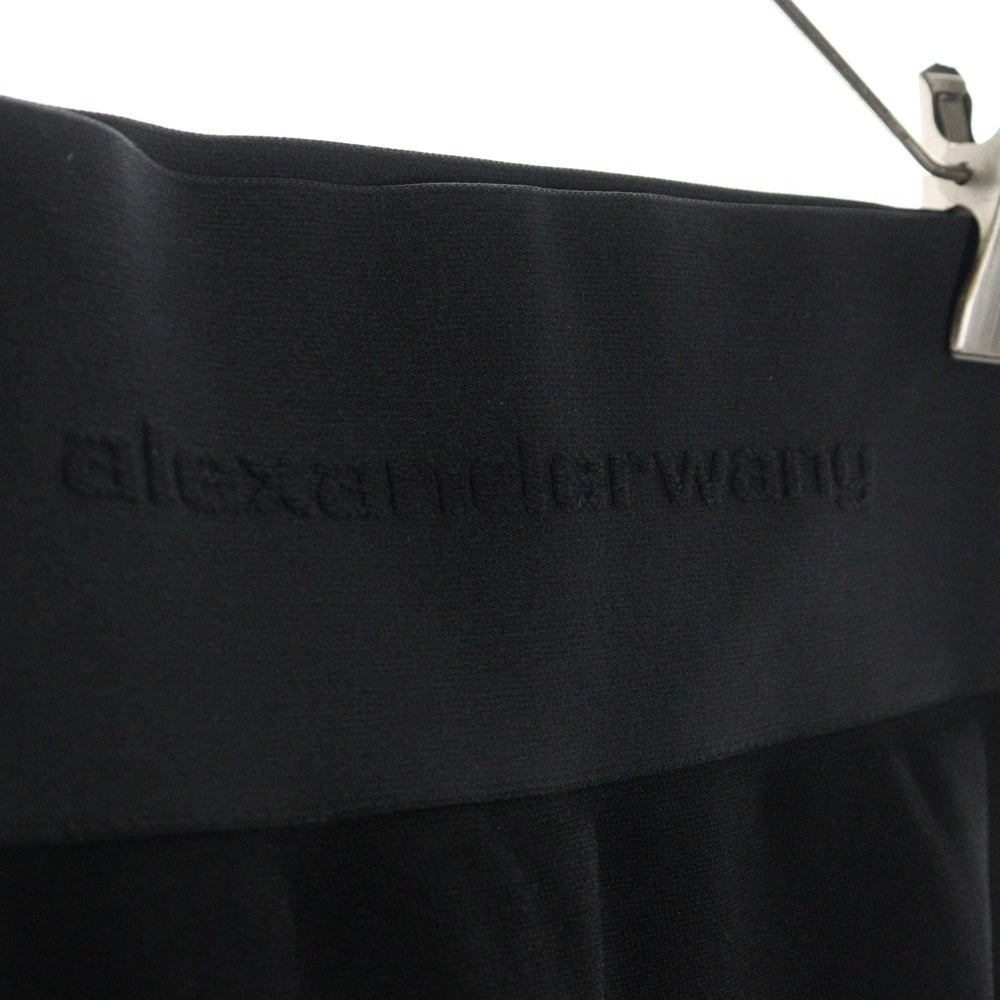 ALEXANDER WANG(アレキサンダーワン) ロゴ ミニスカート レディース ブラック レディース