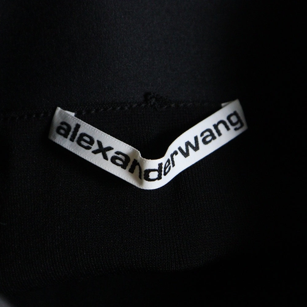 ALEXANDER WANG(アレキサンダーワン) ロゴ ミニスカート レディース ブラック レディース