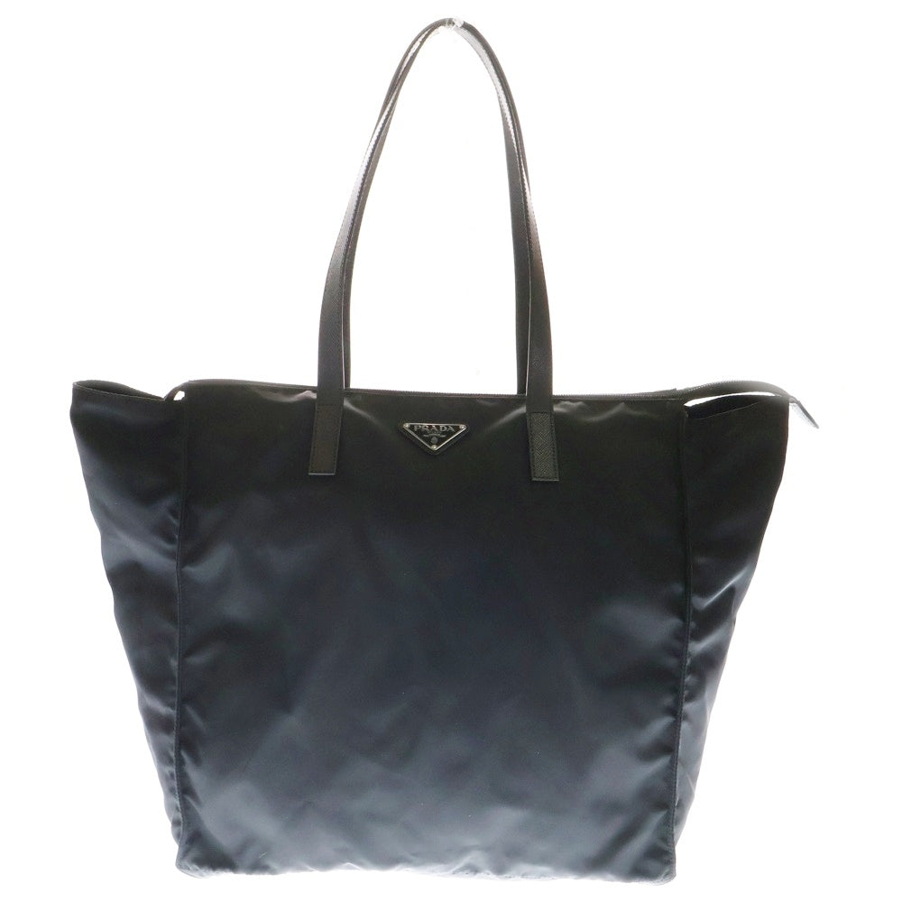 PRADA(プラダ) 三角ロゴプレート ナイロントートバッグ ハンドバッグ ブラック