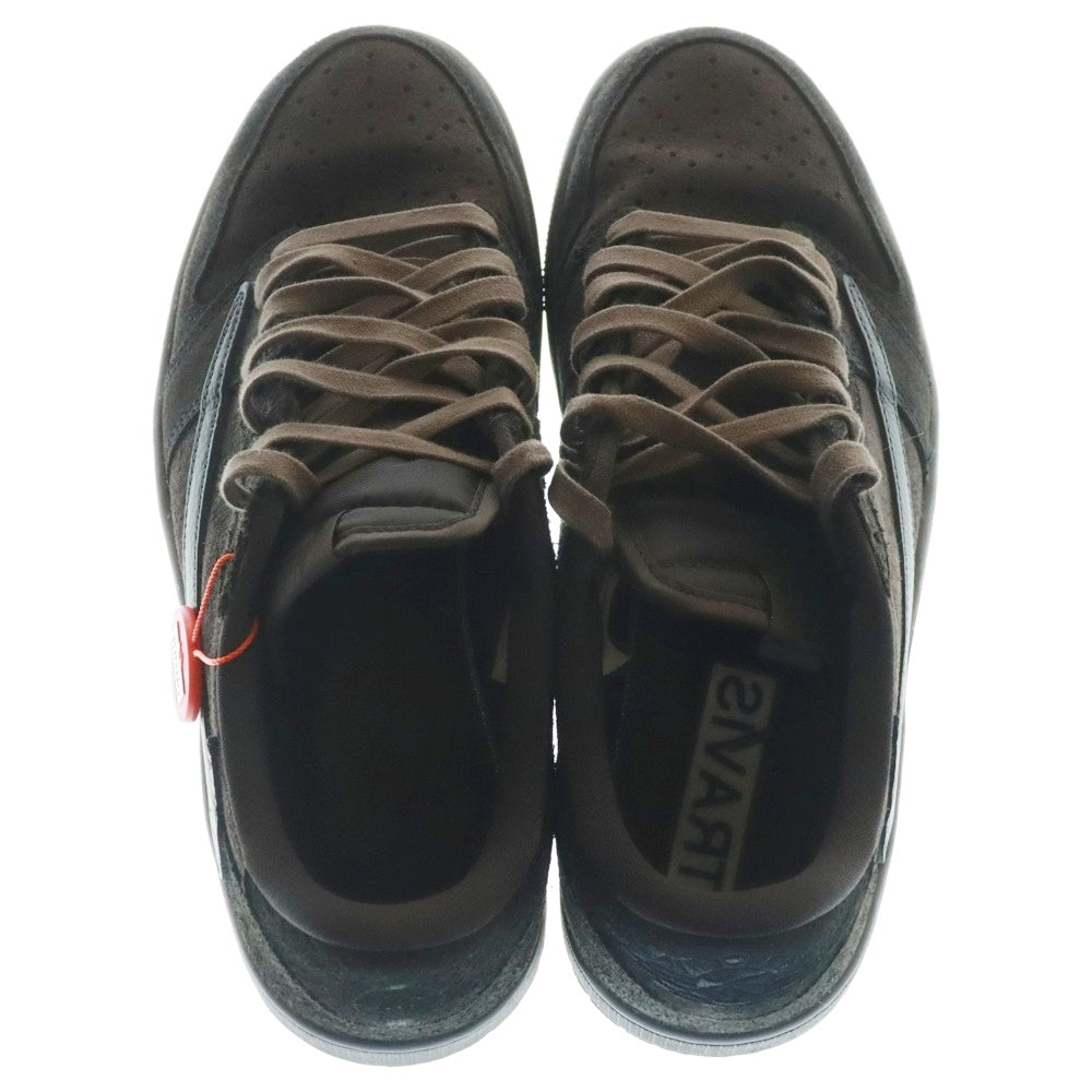 NIKE(ナイキ) ×TRAVIS SCOTT AIR JORDAN 1 LOW OG SP VELVET BROWN トラヴィススコット エアジョーダン1 ベルベットブラウン ローカットスニーカー US9/27.0cm DM7866-202