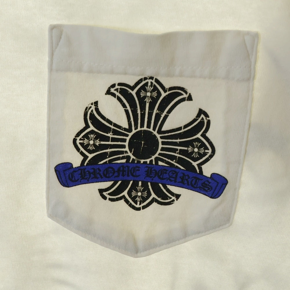 CHROME HEARTS(クロムハーツ) バックCHプラス プリント 半袖Tシャツ カットソー ホワイト OLD