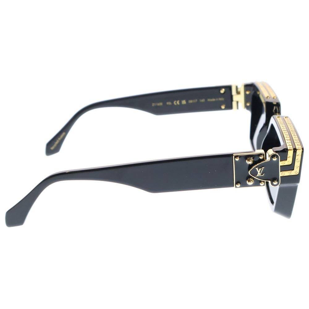 LOUIS VUITTON(ルイヴィトン) サングラス ミリオネア ブラックフレーム モノグラムモチーフ アイウェア Z1165E ブラック/ゴールド