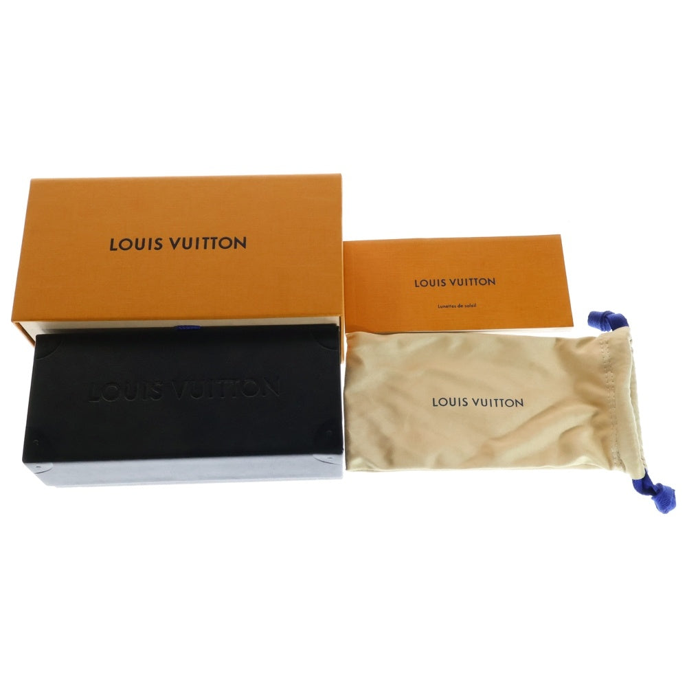 LOUIS VUITTON(ルイヴィトン) サングラス ミリオネア ブラックフレーム モノグラムモチーフ アイウェア Z1165E ブラック/ゴールド