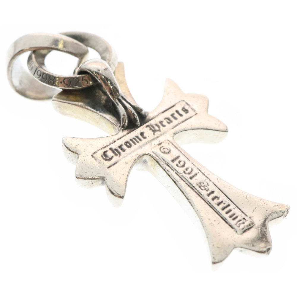 CHROME HEARTS(クロムハーツ) CH CRS SML W/BALE Wベイル スモールCHクロス ペンダントトップ シルバー BCA218