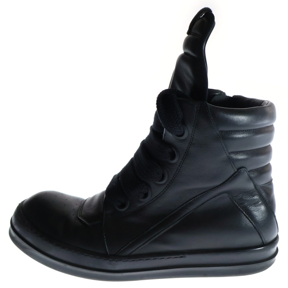 Rick Owens(リックオウエンス) JUMOBLACE GEOBASKET ジャンボレースジオバスケット ハイカットスニーカー ブラック RU01D3898 LCOW2