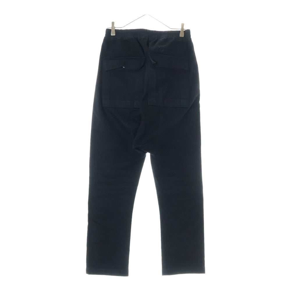 Rick Owens(リックオウエンス) 19AW Larry Drawstring Pants ラリードローストリングパンツ ブラック RU19F4380-CF