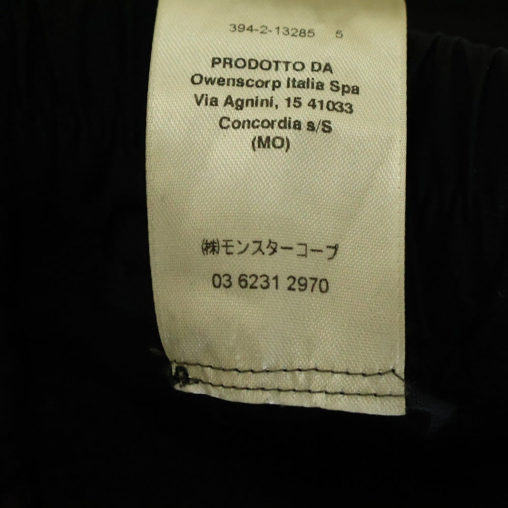 Rick Owens(リックオウエンス) 19AW Larry Drawstring Pants ラリードローストリングパンツ ブラック RU19F4380-CF